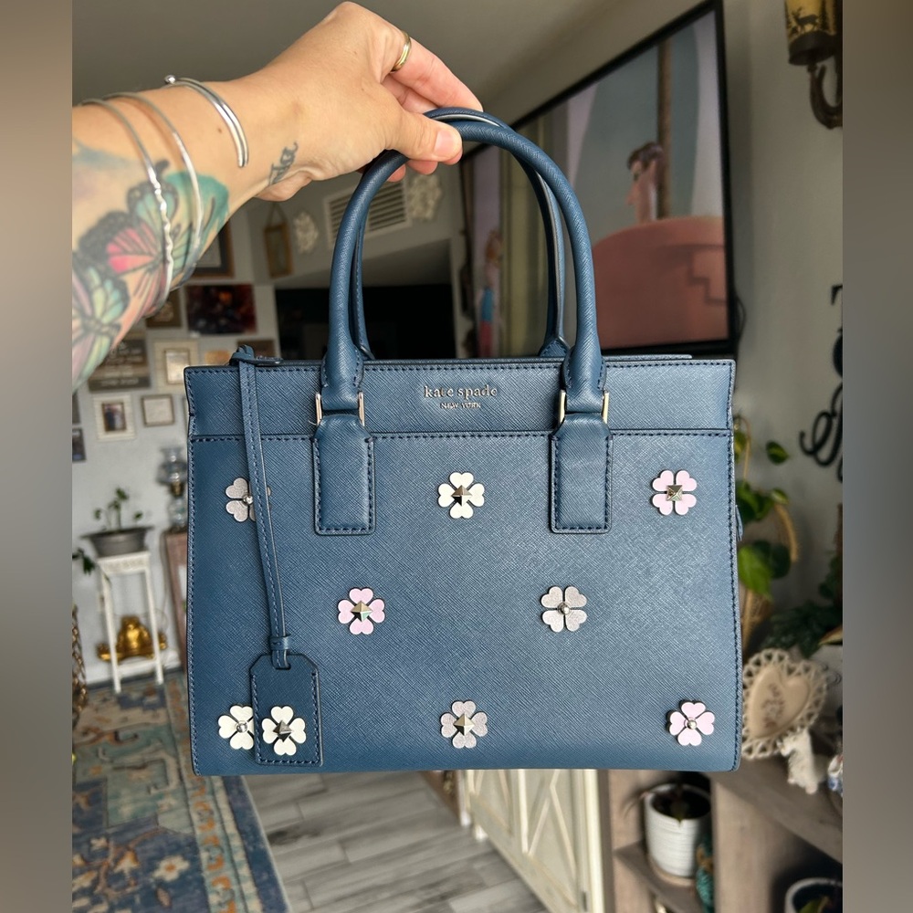 Kate Spade New York Cameron Spade Flower Satchel